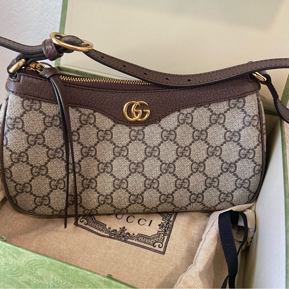 AUTHENTIC GUCCI -OPHIDIA GG SMALL HANDBAG
